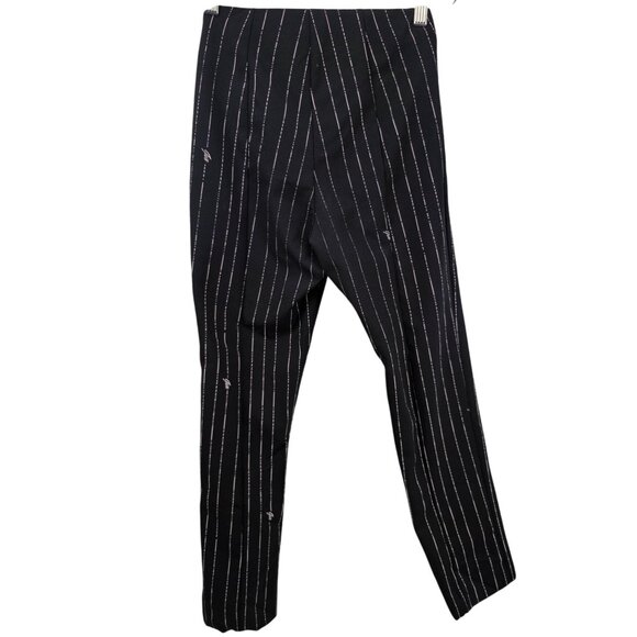 I.AM.GIA Black & White Striped Pants With Side Zipper XXS - Picture 12 of 14